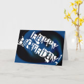 Bonne carte d'anniversaire (Fleur jaune)