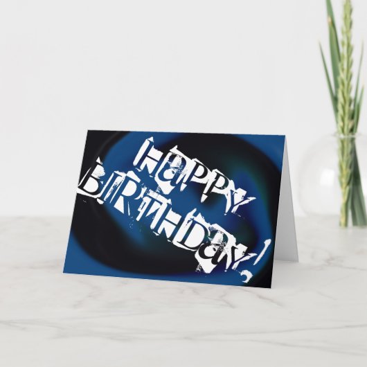 Bonne carte d'anniversaire (Devant)