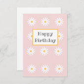 BONNE carte d'anniversaire (Devant / Derrière)