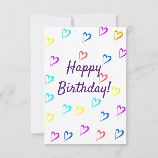 Bonne carte d'anniversaire (Devant)