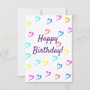 Bonne carte d'anniversaire