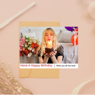 Bonne carte d'anniversaire