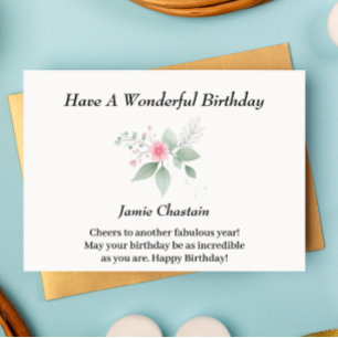 Bonne carte d'anniversaire
