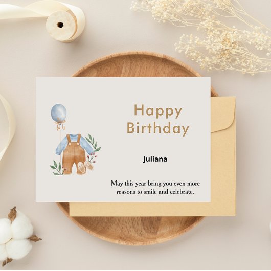 Bonne carte d'anniversaire