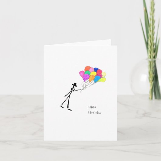 Bonne carte d'anniversaire (Devant)