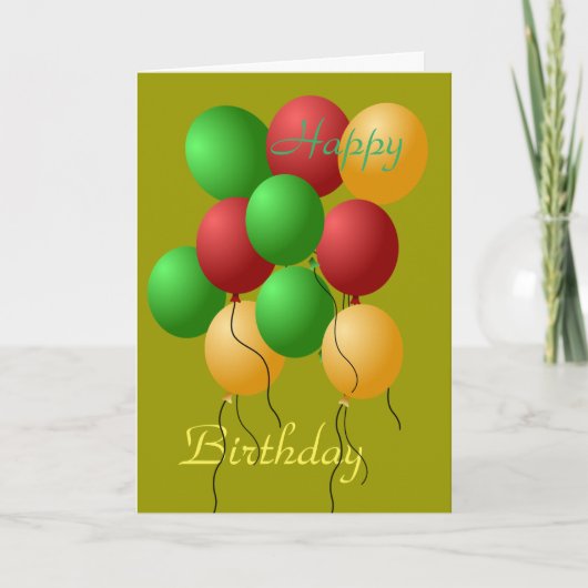 Bonne carte d'anniversaire (Devant)