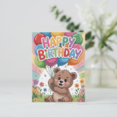 Bonne carte d'anniversaire (Debout devant)