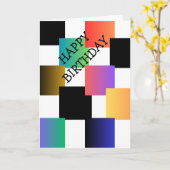 Bonne carte d'anniversaire (Fleur jaune)