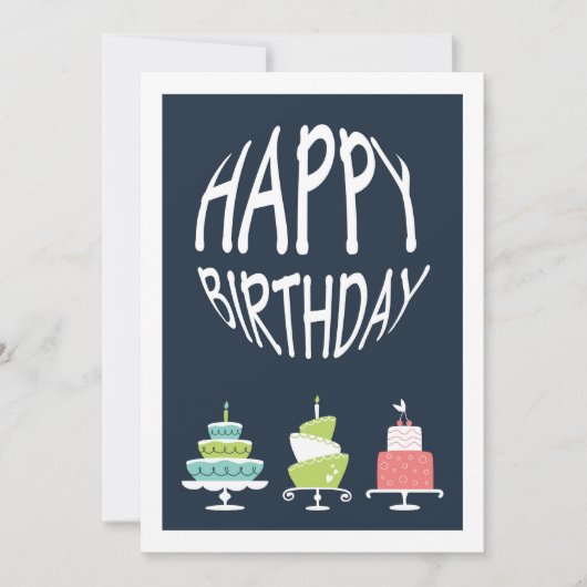 Bonne carte d'anniversaire (Devant)