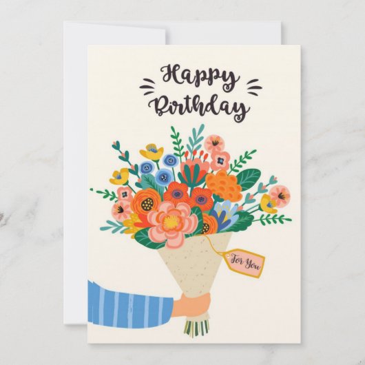 Bonne carte d'anniversaire (Devant)