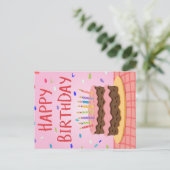 Bonne carte d'anniversaire (Debout devant)