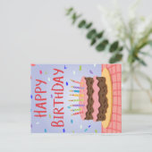 Bonne carte d'anniversaire (Debout devant)