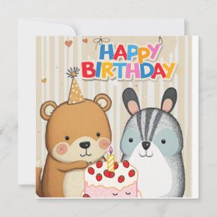 Bonne carte d'anniversaire