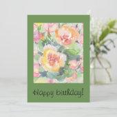 Bonne carte d'anniversaire (Debout devant)