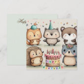 Bonne carte d'anniversaire (Devant / Derrière)