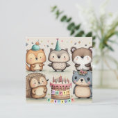 Bonne carte d'anniversaire (Debout devant)