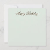 Bonne carte d'anniversaire (Dos)