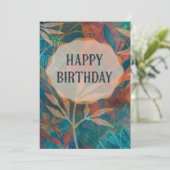 Bonne carte d'anniversaire (Debout devant)