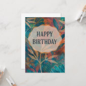 Bonne carte d'anniversaire (Devant/Arrière en situation)