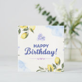 Bonne carte d'anniversaire (Debout devant)