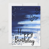 BONNE CARTE D'ANNIVERSAIRE (Dos)