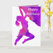 Bonne carte d'anniversaire (Fleur jaune)