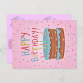 Bonne carte d'anniversaire (Devant / Derrière)