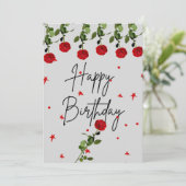 Bonne carte d'anniversaire (Debout devant)