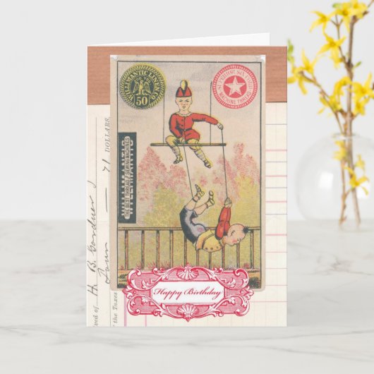 Bonne carte d'anniversaire (Fleur jaune)