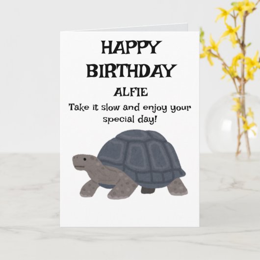 BONNE CARTE D'ANNIVERSAIRE (Fleur jaune)