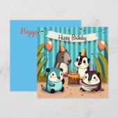 Bonne carte d'anniversaire (Devant / Derrière)