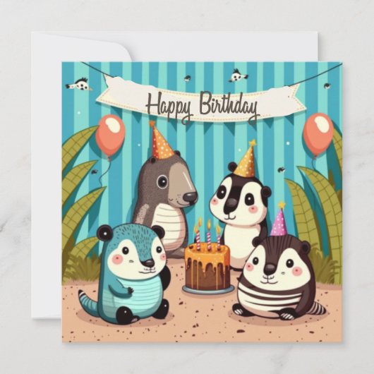 Bonne carte d'anniversaire (Devant)