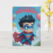 Bonne carte d'anniversaire 4 (Fleur jaune)