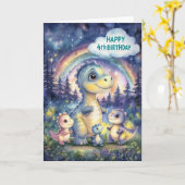Bonne carte d'anniversaire 4 (Fleur jaune)