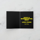 Bonne carte d'anniversaire 6e (Intérieur)