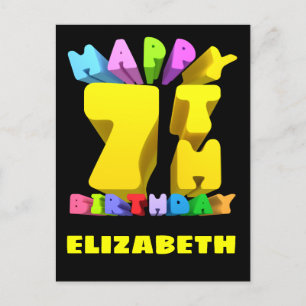 Bonne carte d'anniversaire 7e