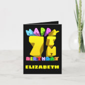 Bonne carte d'anniversaire 7e (Devant)