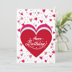 Bonne carte d'anniversaire avec arrière - plan de