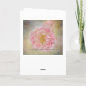 Bonne carte d'anniversaire avec de belles fleurs ( (Dos)