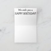 Bonne carte d'anniversaire avec des chatons : Allo (Intérieur)