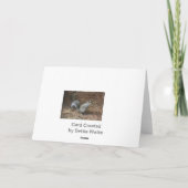 Bonne carte d'anniversaire avec écureuil (Dos)