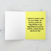 Bonne carte d'anniversaire avec la chanson Gorilla (Intérieur)