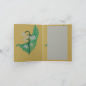 Bonne carte d'anniversaire avec la fleur de mai (Intérieur)