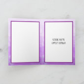 Bonne carte d'anniversaire avec Yorkie et Cupcake (Intérieur)