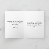 Bonne carte d'anniversaire Bouquet (Intérieur)