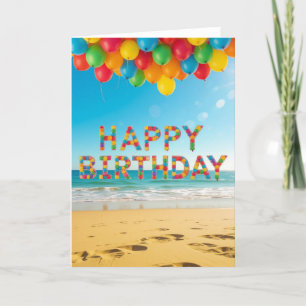 Bonne carte d'anniversaire, carte d'anniversaire,