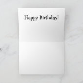 Bonne carte d'anniversaire : Chat dit "Oh !" (Intérieur)