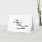 Bonne carte d'anniversaire - Cherry Blossom Vintag (Dos)