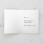 Bonne carte d'anniversaire de la licorne (Intérieur)