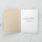 Bonne carte d'anniversaire de maris de golf sac d' (Intérieur)